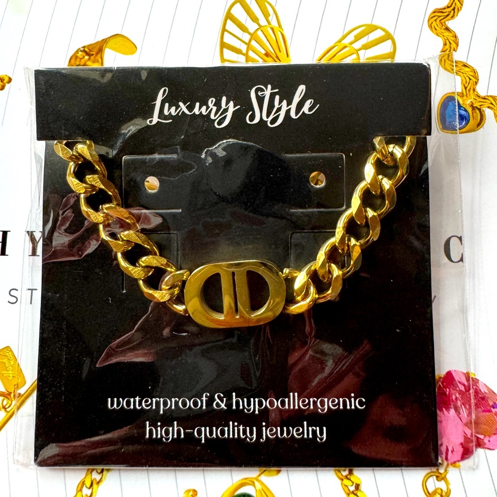 18k gold plated Stainless steel bracelet